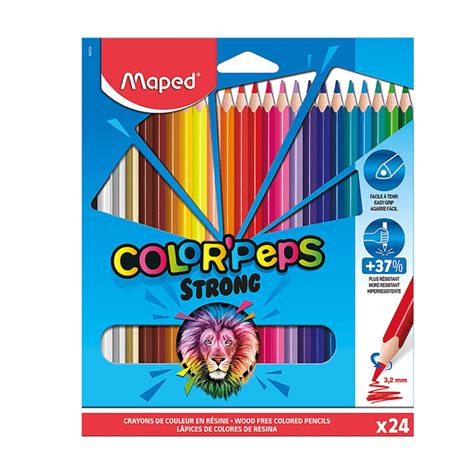 Maped Color Pencils 24 Color Set Freeshop