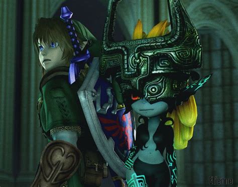 midna and link by on deviantart