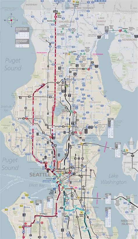 King County Metro Routes Map China Map Tourist Destinations