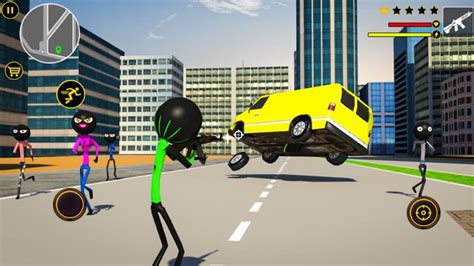 Spider Stickman Games Las Vegas City Gangster For Android 無料・ダウンロード