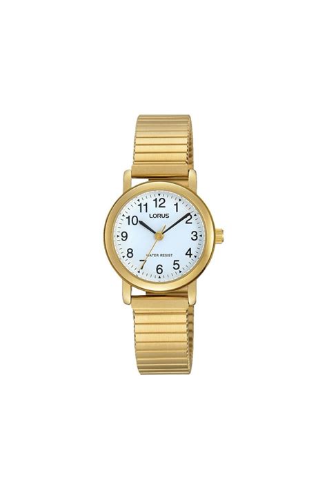 Lorus Ladies Gold Tone Expander Watch Rrs78vx9 Watches From Adrian And Co Jewellers Uk