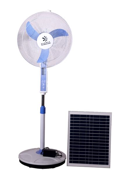 Gennex Rechargeable Solar Fan Gennex Technologies
