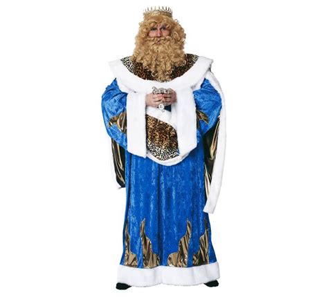 Costume Da Re Mago Gaspare Blu Per Uomo