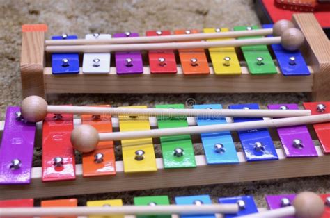 Xylophones Stock Photo Image Of Mallets Music Instrument 110174660