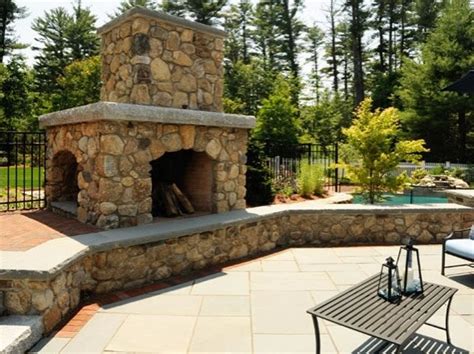 Each building material has a cost, so for ease of explanation, let's use $1.00 as the we ran some low voltage lighting cord and added great looking led lights for additional ambiance. Outdoor Fireplace - Georgetown, MA - Photo Gallery ...