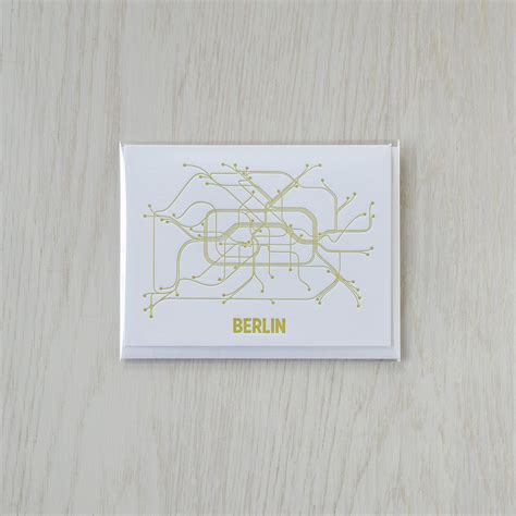 Berlin Notecard Lineposters