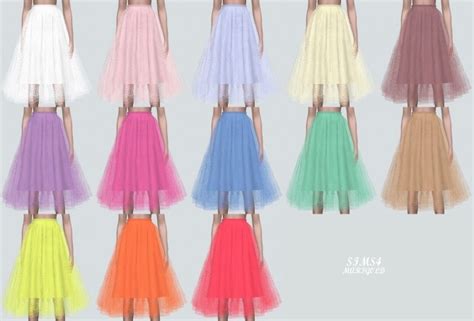 Ballerina Midi Skirt At Marigold Sims 4 Updates