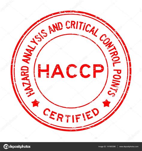 Grunge Red Haccp Hazard Analysis And Critical Control Points