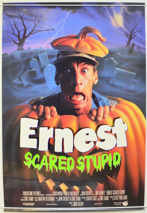 Ernest Scared Stupid 1991 One Sheet Movie Poster Jim Varney Eartha