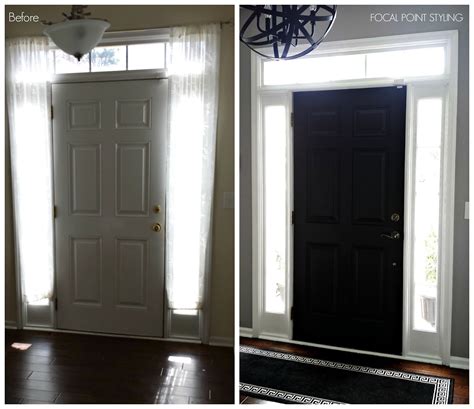Painting Interior Doors Black Before And After