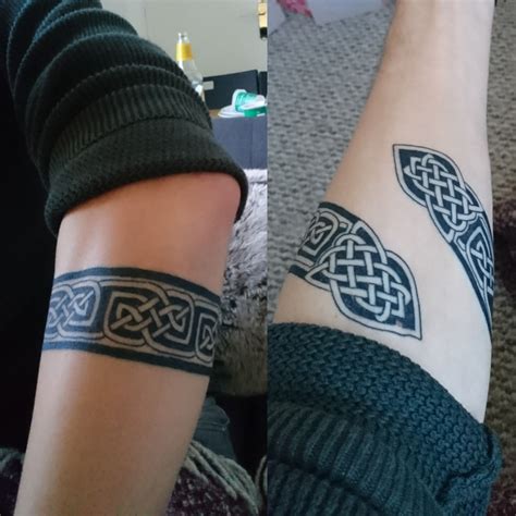 First Tattoo Celtic Forearm Band By Chris At Almost Angels