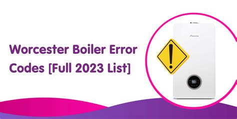 Worcester Boiler Error Codes Fault Codes Meanings Fixes Hot Sex Picture