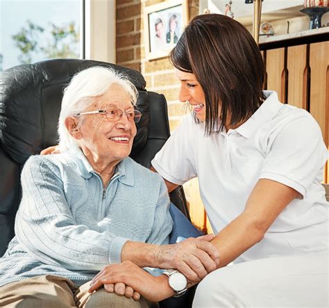 Nurse Caring For Elderly Person Plan Life Care