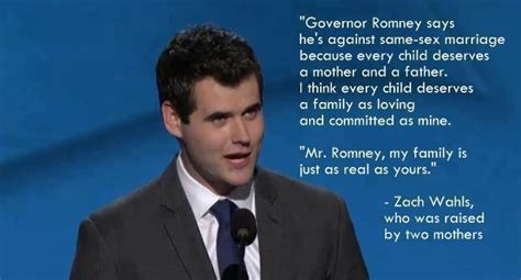 Governor Romney Says Hes Against Same Sex Marriage Because Every