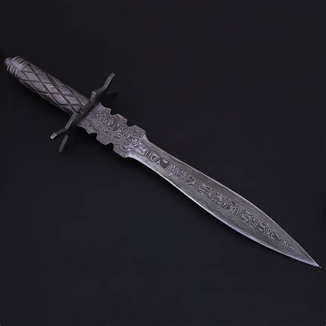 Damascus Dagger Bk0091 Black Forge Knives Touch Of Modern