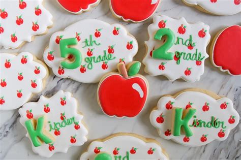 Back To School Toothpick Apple Cookies Bake At 350°