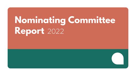 Nominating Committee Report 2022 Mission Creek Alliance Church