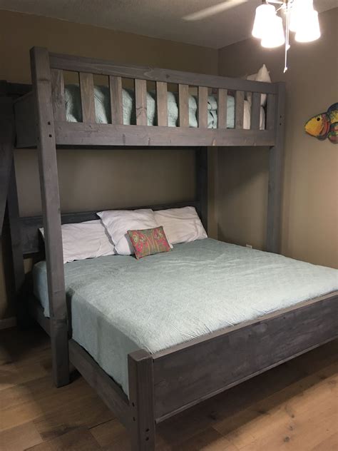 Custom Bunk Bed In Twin Over King Or Twin Over Queen At Queen Size Bunk