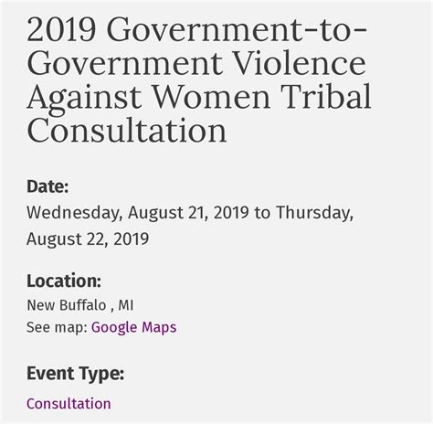 2019 government to government violence against women tribal consultation csvanw coalition to