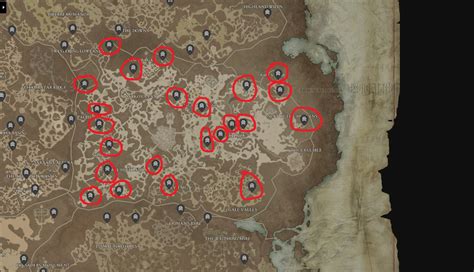 All Fractured Peaks Side Dungeon Locations In Diablo 4