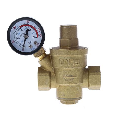 Dn15 12 Adjustable Brass Water Pressure Reducing Regulator Valve Pn 1