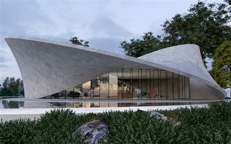 Antony Gibbon Mobius Concrete House Surfaces Architecture Concrete