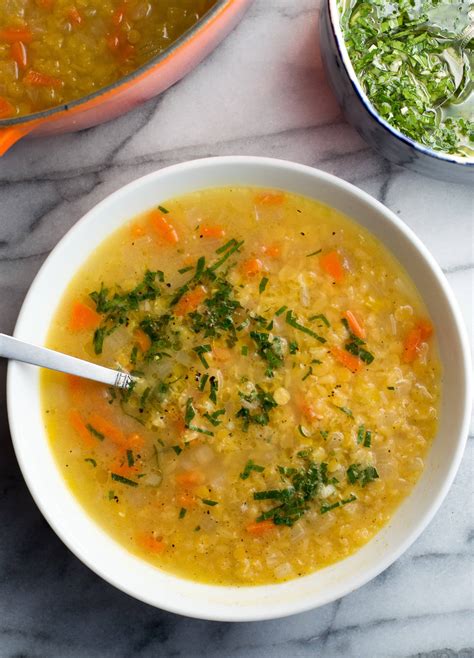 Easy Red Lentil Soup Recipe Kitchn