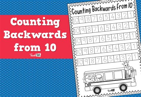 Counting Backwards From 10 Teacher Resources And Classroom Games