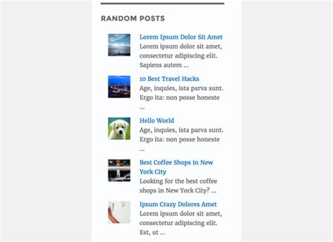 How To Display Random Posts In Wordpress