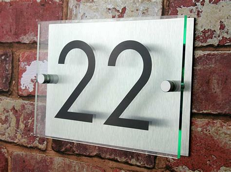 Add A Classy Number Plaque To Compliment A New Front Door Office