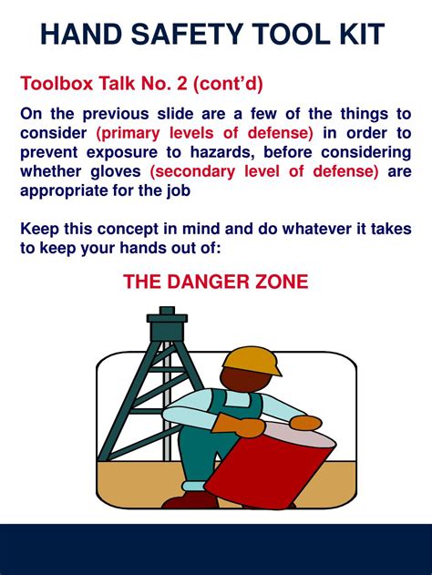 Ppt Five Toolbox Topics On Hand Safety Powerpoint Presentation Free
