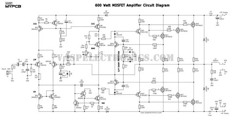 Watt Dj Pa Subwoofer Mosfet Amplifier Board Using Irfp Irfp
