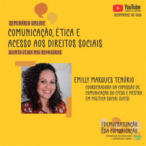 Cress Cress Alagoas Promove Seminário Para Debater A Comunicação E O Acesso Aos Direitos Sociais
