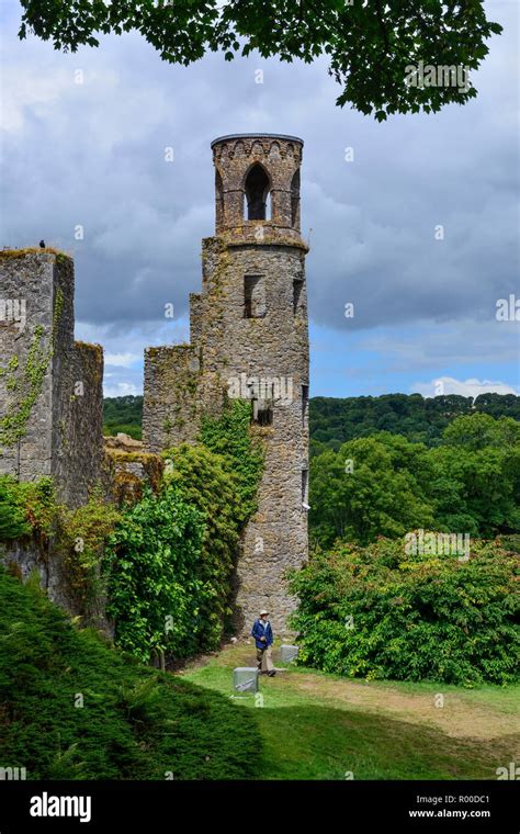 Tower Next To The Dungeons At Blarney Castle Near Cork In County Cork