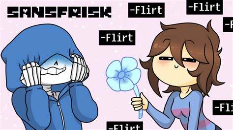 Frisk Flirts With Sans【 Undertale Comic Dub Compilation 】 Youtube