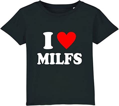 I Love Milfs T Shirt Funny Hilarious Novelty Milfs Rude Sarcastic