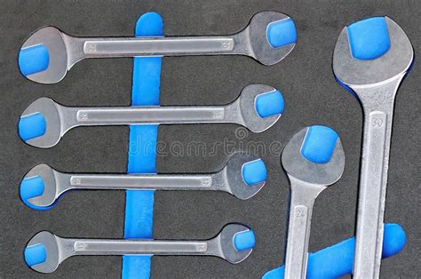 Wrenches Of Various Sizes Stock Image Image Of Loosen 21539837