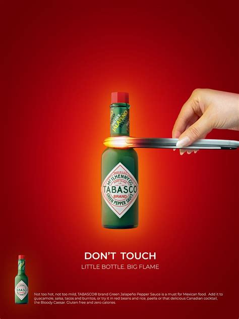 Tabasco Print Ads On Behance Creative Advertising Design Print Ads