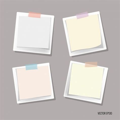 Sticky Note Collection Download Thousands Of Free Vectors On Freepik