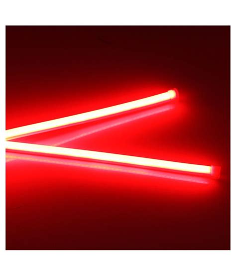 Our red led green wire net lights feature a total of 100 super bright wide angle 5mm led bulbs. Autoswag Red LED Light Strips for Car Headlight - Set of 2 ...