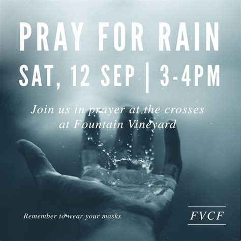 Prayer For Rain — And Revival — In Pe On Saturday Za