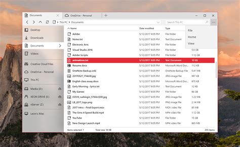 File Explorer Redesign Concept With Tabs And Fluent Design Rwindows10