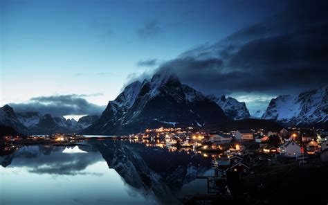 2880x1800 Norway Lofoten Mountains Evening Coast 5k Macbook Pro Retina