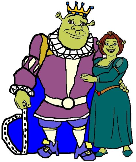 King Shrek And Queen Fiona Shrek Fan Art 9487655 Fanpop