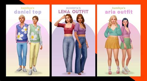 Cc Casual De Kumikya Para Los Sims 4 Sims Sims 4 Outfits