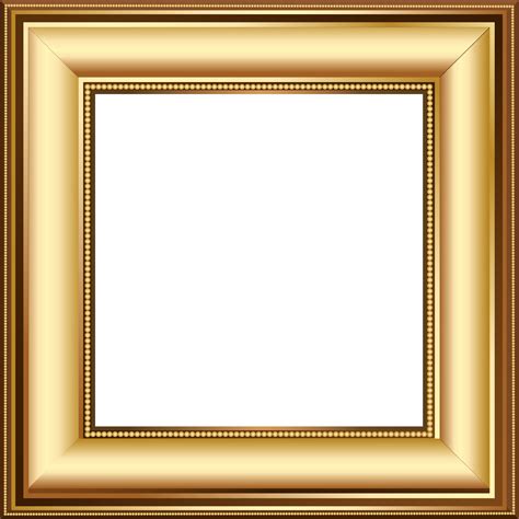 Gold And Brown Transparent Photo Frame Frame Paper Frames Frame Clipart
