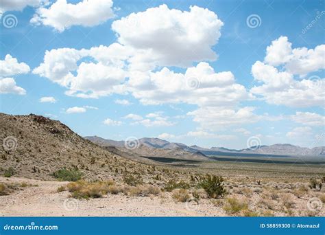 Mojave Desert Landscape Stock Photo Image Of Desert 58859300