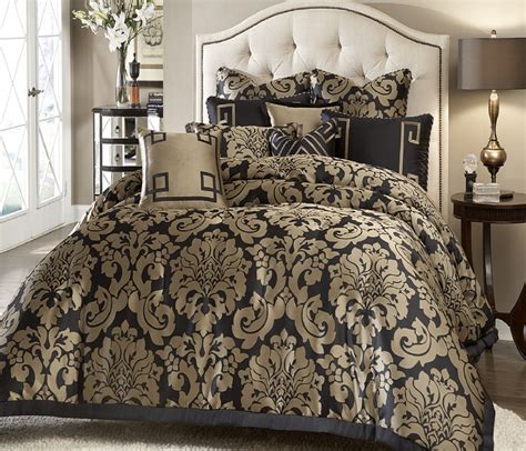 Black white bedrooms bedroom black dream bedroom black and cream bedroom gothic bedroom bedroom apartment home bedroom bedroom decor #luxury #bedroom #decor #bedding. Black and Gold Bedding Sets for Adding Luxurious Bedroom ...