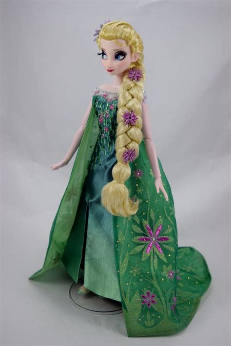Frozen Fever Elsa Limited Edition 17 Doll Beautiful Pose And Displays