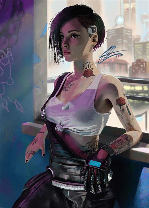 Judy Alvarez Cyberpunk Fanart By Me R Fanart